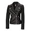 Ninfa - Black Leather Jacket