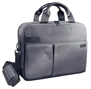 Leitz, Business Laptop-Tasche für 13.3 Zoll Laptop oder Ultrabook, Smart Traveller, Complete, Silber, 60390084