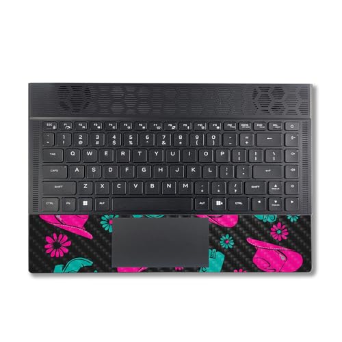 Image of MightySkins Carbon Fiber Skin Compatible with Alienware X14 R2 (2023) Full Wrap Kit - Neon Cowgirl | Protective, Durable Textured Carbon Fiber Finish | Easy to Apply & Change Styles | Made in The USA