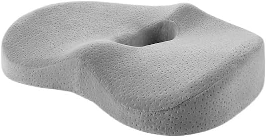 Miniatura 8 de Cojín de asiento Cojín de espuma viscoelástico para silla de Oficina, Cojín de protección para Glús, Hemorroides, para Invierno Asiento de espuma