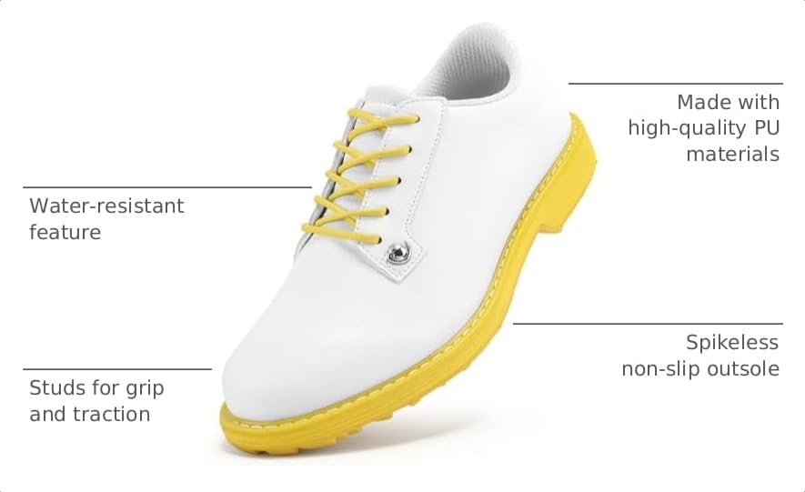 Image of THESTRON Women Golf Shoes Professional Spikeless Golf Sports Sneakers Female Golf Footwears Ladies Golf Walking Sneakers