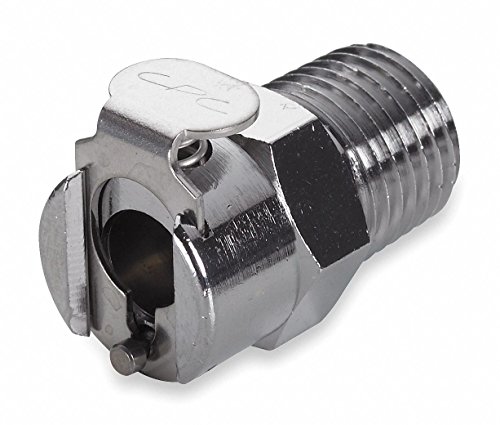 Colder Products LC Series Shut-Off MNPT Inline Coupler for LC and PLC Inserts - LCD10004