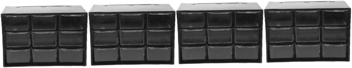 4pcs Practical Desktop Storage Box Organizing Drawers for Makeup Jewelry Office Supplies