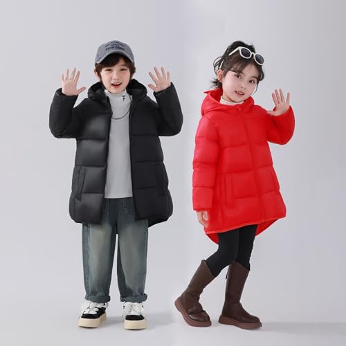 Hooded Puffer Coats for Kids Girls Winter Zip Up Dinosaur Jacket Toddler Warm Heavyweight Soft Outdoor Down Outerwear3