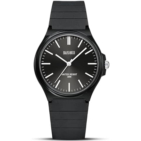 BAISHIOI Men's Minimalist Quartz Watch Cover