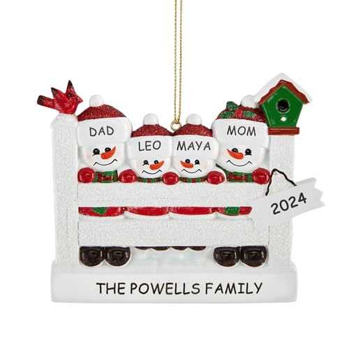 Lets-Make-Memories-Personalized-Christmas-Ornament-Sparkling-Snowman-Family-Resin-Engraved-2024-Christmas-Ornament-4-Family-Members Lets Make Memories Personalized Christmas Ornament Sparkling Snowman Family Resin Engraved 2024 Christmas Ornament 4 Family Members