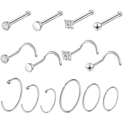 Piercing Nez OQKAHIV 14Pcs Cover