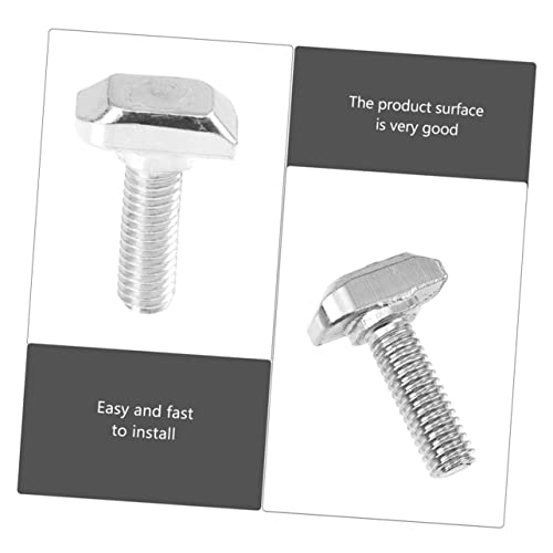 Éviter le jeu des profilés alu avec les T-bolts pour rail T et écrous en acier (50 pièces)