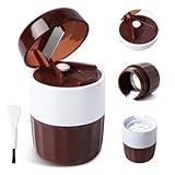 Vnsod 3-in-1 Pill Crusher with Pill Cutter and Storage, Splitte Pills, Tablets, Vitamins and Grind to Fine...