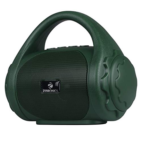 Zebronics ZEB-COUNTY 3W Wireless Bluetooth Portable Speaker With Supporting Carry Handle, USB, SD Card, AUX, FM & Call Function. (Green) view 1
