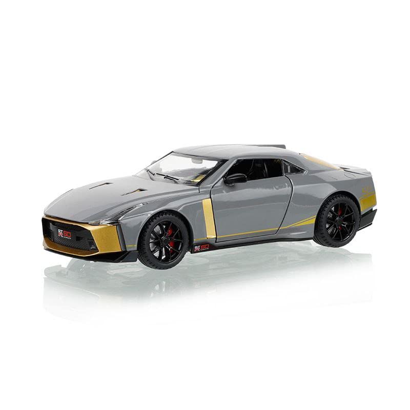 Image of Invite Enterprise 1:24 Scale Wheels Diecast Nissan GT-R50 by Ital Design,Boxed,Toy Safety Standards Metal Model Pull Back Alloy Toy Cars with Light and Sound Collection【Colors as Per Stock】