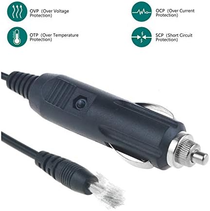 Miniatura 3 de SLLEA Adaptador DC para coche para Sony ZS-X10 ZSX10 CD AM FM Radio portátil Boombox Auto Vehículo Barco RV Camper Encendedor Enchufe Fuente de