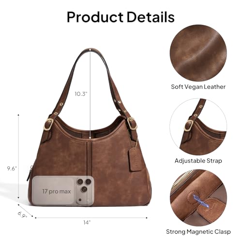 TOPEAST Vintage Hobo Handbag