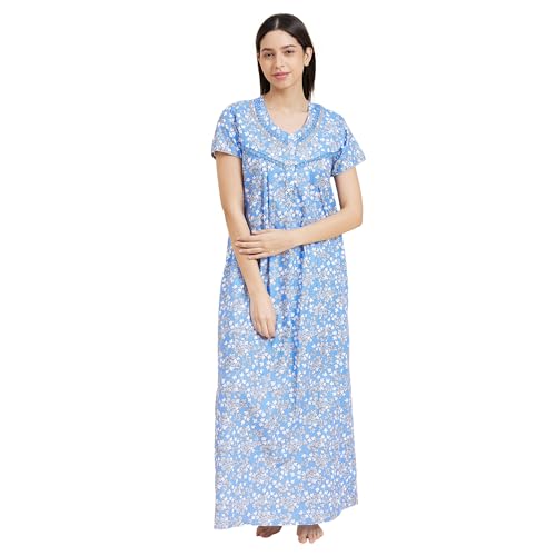 Image of Sweet Dreams Women's Cotton Maxi Casual Night Shirt