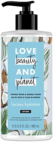 Love Beauty & Planet Luscious Hydration Body Lotion Coconut Water and Mimosa Flower 13.5 oz (Pack of 1)