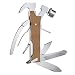 Multi-Purpose Hammer,Kusonkey 12 in 1 Mini Portable Hammer with Nail Puller,Wire Cutter,Knifes,Nail File,Plier,Screwdrivers,Saw,Bottle Opener Best Christmas Gift for Men,DIY Handyman,Father,Husband