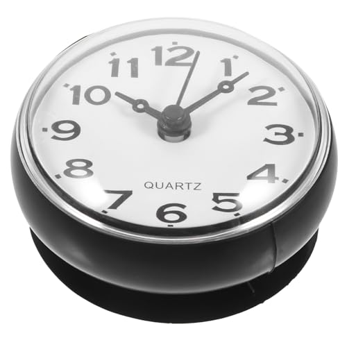 HEALEEP Reloj de Pared Adhesivo para Baño y Cocina con Diseño Elegante de Sin Resistente y Práctico para Decoración y Uso Diario
