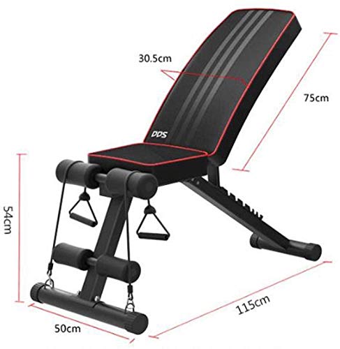 Banc pliable poids multifonctionnel en acier pour musculation - 7