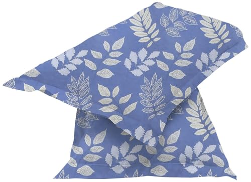 Image of HOMEKART 220 GSM Microfiber 4 Piece Comforter Bedding Set for Double Bed | King Size AC Comforter + Flat Bedsheet (90x100 Inch) & 2 Pillow Covers | Ultra Soft, Lightweight & All-Season (Blue & White)