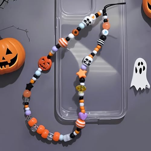 Image of Cute Beaded Camera Wrist Strap for Phone, Digital Camera Charm Lanyard, Pearl Beaded Chain for Bag Keychain Gift