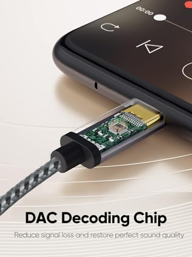Image of CableCreation USB C to 3.5mm Audio Cable with USB Charging Cable | Type C to Aux Jack Headphone Car Stereo with 18W Charge for iPhone 16 15 Pro Max Plus, Galaxy S24 /S23+, Pixel 9 /8 /7+