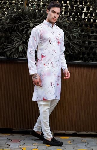 Lymio Men Kurta || Kurta For Men || Men Ethnic Kurta (In, Alpha, 2Xl, White)