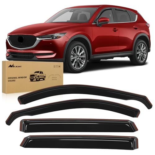 Image of Nilight Window Rain Guards for Mazda CX-5 2017-2025, 4PCS