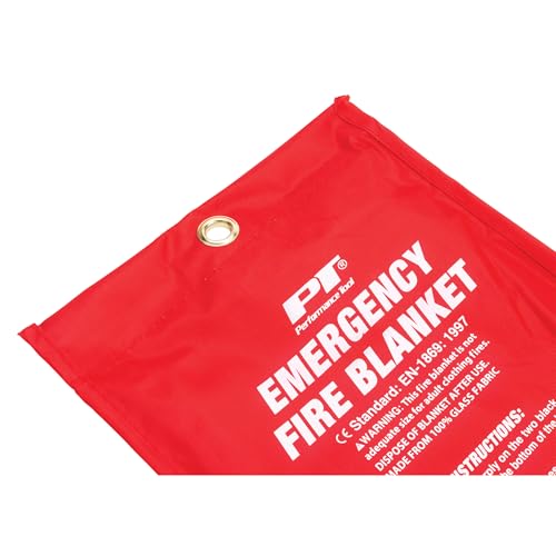 Image of Performance Tool W905 Emergency Fire Blanket, for Class A, B and C Fires, for Shops, Homes, Cars and RVs