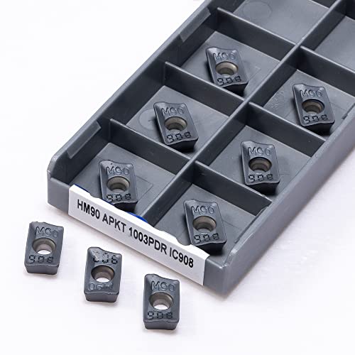 10 piezas herramientas de torneado CNC con insertos de carburo miniatura 3