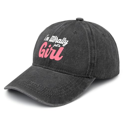 I'm Literallys Just A Girls Tennis Hat for Men's Adjustable Cap2