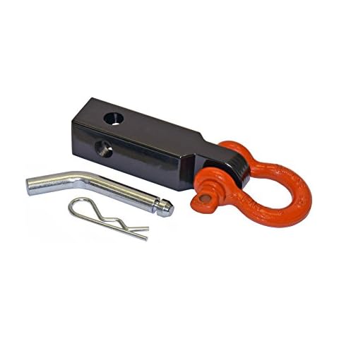 RIGID HITCH INCORPORATED Enhanced Tow Strap Shackle Mount (TSM-125-D) for 1-1/4" Receivers - Made in U.S.A. Cover