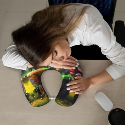 Almohada de poliéster ajustable para cuello negro miniatura 7