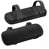 Adaptabilité et Confort: Nos coussins de coude mesurent 23,5 × 7,5 × 3 cm, ce qui les rend compatibles avec la plupart des accoudoirs de chaise mesurant entre 6 et 9 pouces. Grâce à leurs deux sangles de fermeture en caoutchouc ajustables, vous pouvez facilement personnaliser l’ajustement selon la taille de votre accoudoir, garantissant ainsi un maintien confortable.