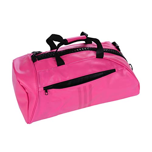 ADIDAS Bolsa 2 EM 1 KICK BOXING Rosa/Prata G