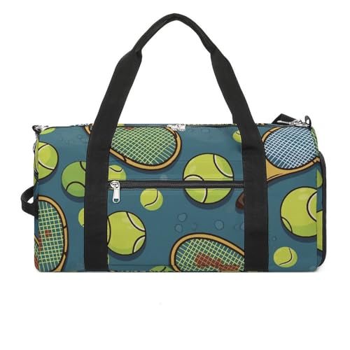 Sac de sport à motif tennis idéal pour vos séances de fitness et voyages