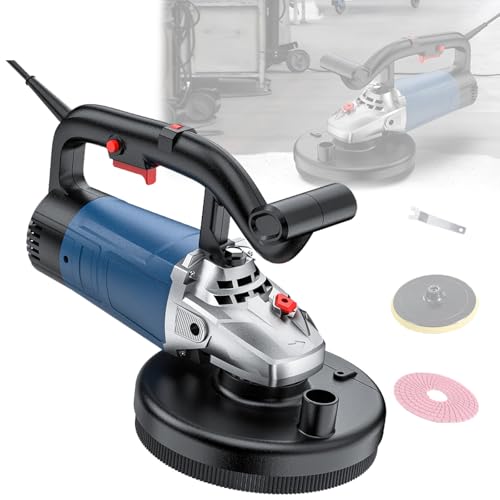 Máquina De Aplainar Paredes Elétrica,Máquina De Aplainar Concreto,Com Ventosa,Ajuste De 6 Velocidade