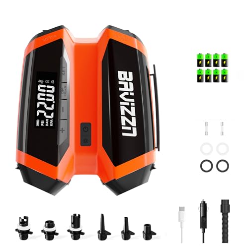 Pompe paddleboard 22 Psi gonfleur dégonfleur automatique rechargeable 76.96 Wh