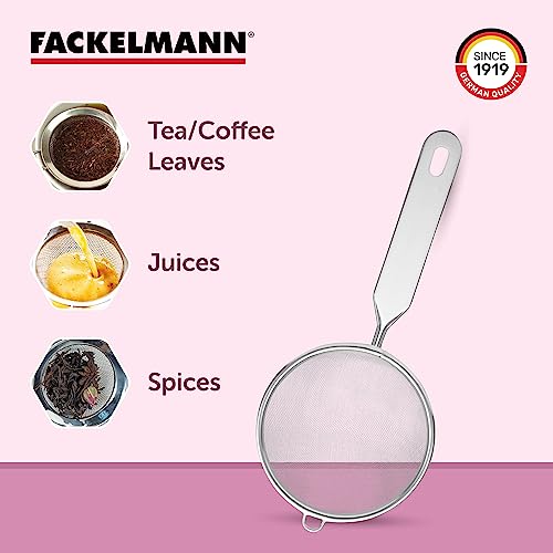 Peneira Manual Fackelmann Branco/Prata