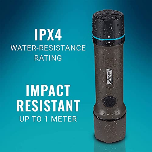 Coleman Onesource Outdoor 600 Lumens Rechargeable Lithium Ion Flashlight With Usb Charging Port For Camping And Hiking (3 Pack) #TOP3