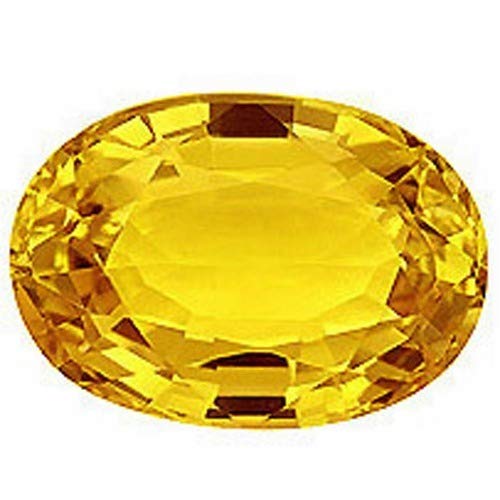 4.29 Ratti Natural Yellow Sapphire Stone with Lab Certified for Astrological Purpose