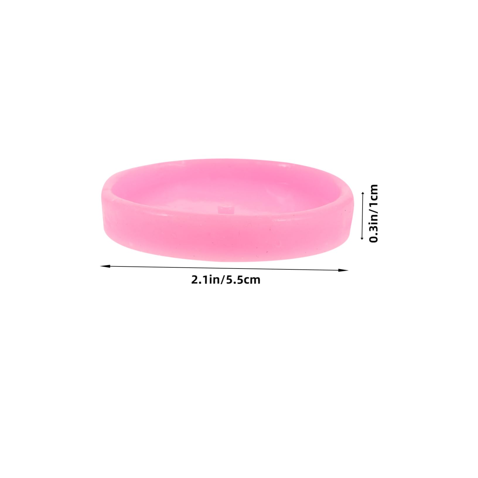 Tofficu 5 Set Di Per Portachiavi in ​​silicone in Resina Antiaderenti Facili Da Pulire 10 Pezzi*5