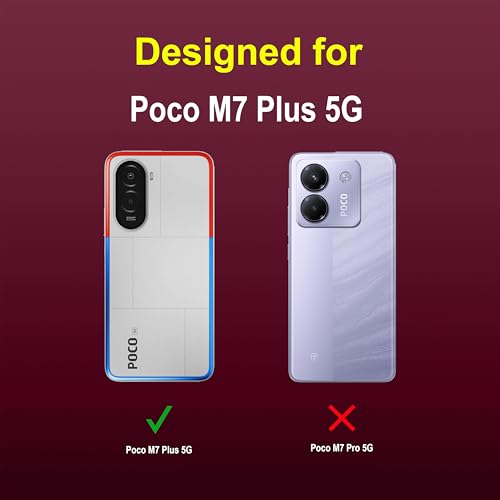 Image of Zapcase Back Case Cover for Poco M7 Plus 5G | Compatible for Poco M7 Plus 5G Back Cover | Liquid Silicon Magic Case with Camera Protection | Plum