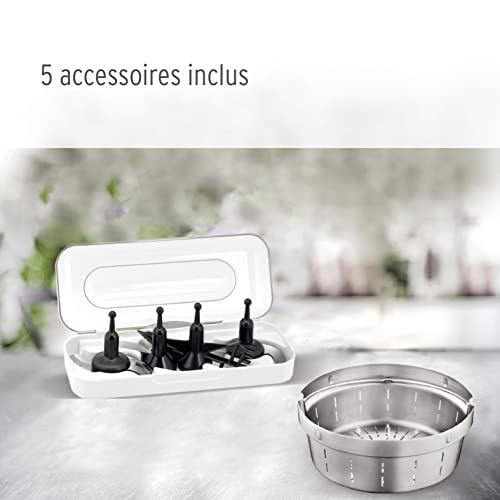 Moulinex I-Companion Touch XL HF9345 Robot de cocina de 3.5 L, acero inoxidable, 14 programas...