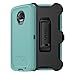 OTTERBOX Defender Series Case for Moto Z2 Force Edition - Retail Packaging - Borealis (Tempest Blue/Aqua Mint)