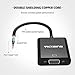 VicTsing DisplayPort DP to VGA Adapter, Gold-Plated Converter for PC Laptop, DP to VGA Adapter Cable, Male to female, Compatible for PC, Monitor, Projector, TV.
