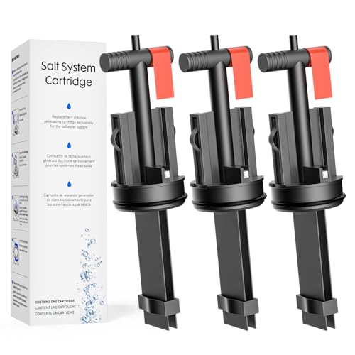 MELULUA 3 Pack Salt System Cartridge Replacement for Hot Springs Salt Cartridge 80004 Spa Salt Cartridge for Hot Springs Compatible with Highlife Limelight Paradise-Up to 4 Months Each