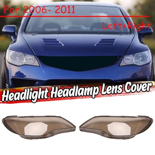 Coque de phare droit fumé pour Civic FD 8 2006-2011 protection avant