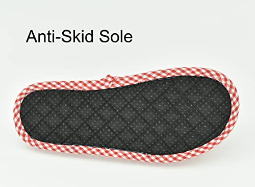Image of Ultralight Soft Indoor Open Toe Cotton linen Slippers Absorb Sweat Cloth Bottom House Slippers