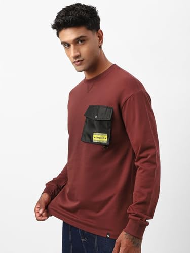 Image of Bewakoof Men's Cotton Graphic Print Oversized Fit T-Shirt