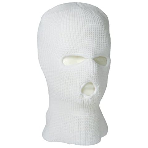 Mil-Tec White Acrylic 3-Hole Balaclava Cover